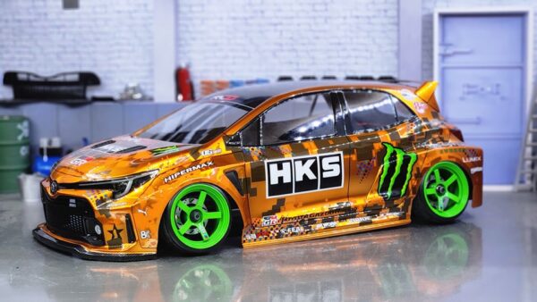 ReveD New Body Toyota GR Corolla Daigo style livery fully airbrush KENT special version